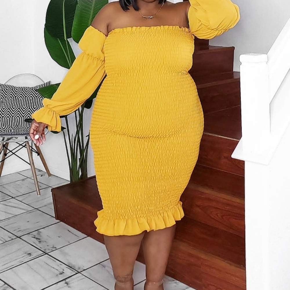 Puff Sleeve Dress